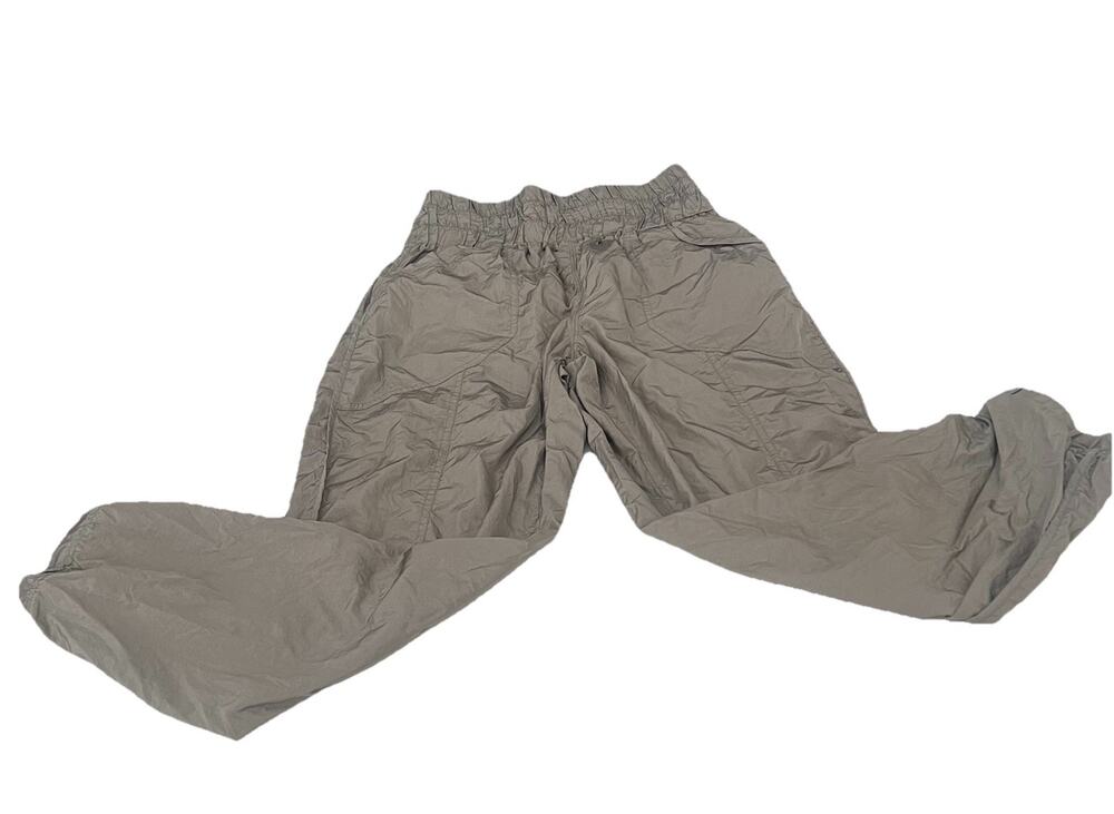 Free People Movement M The Way Home Jogger Pants Women's Medium Gray Beige